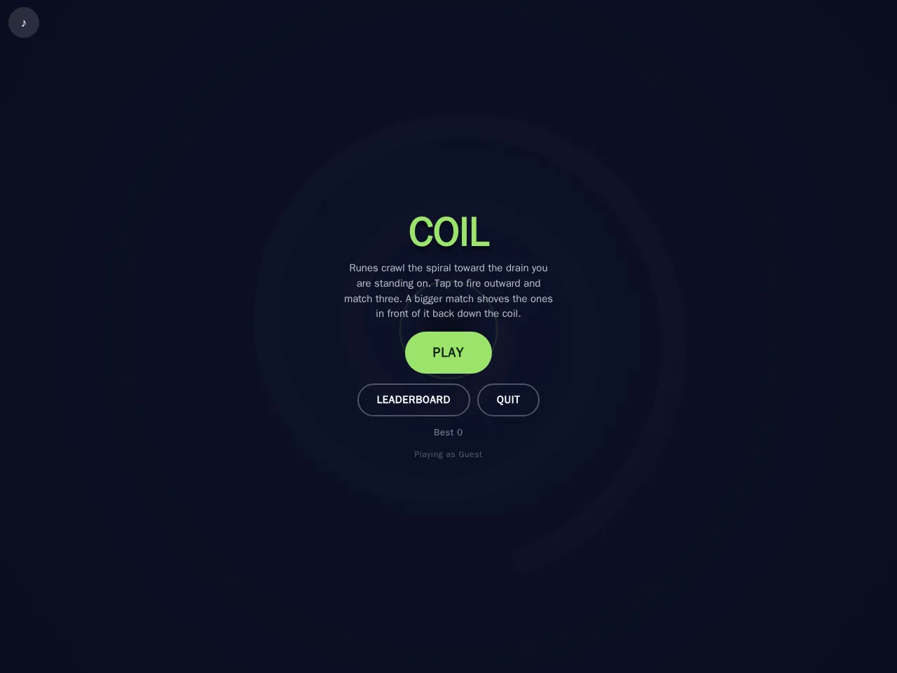 Screenshot of Coil
